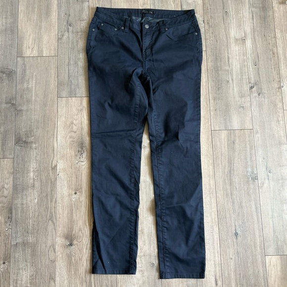 PRANA Dark Gray Slim Straight Fit Pants Size 8/29 - Picture 1 of 5